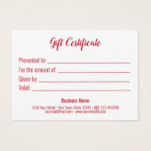 kerstcadekaart voor Dog Reindester Visitekaartje (Achterkant)