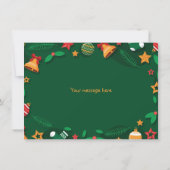 kerstcadekaartje kaart (Achterkant)