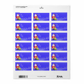 kerstcadeLabel voor kerstcadeaus Etiket (Full Sheet)