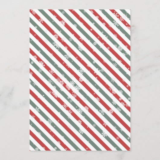 Kerstcadepakket Verzendvertraging bericht Kaart (Achterkant)