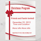 kerstcadeprogrammabrochure flyer (Voorkant)