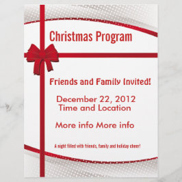 kerstcadeprogrammabrochure flyer