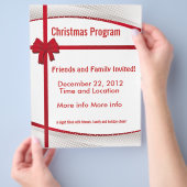 kerstcadeprogrammabrochure flyer (Hand)