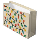 KERSTCADO MET KERSTVERLICHTING GROOT CADEAUZAKJE (Voorkant Gekanteld)