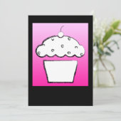 kerstcake kaart (Staand voorkant)