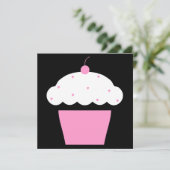 kerstcake kaart (Staand voorkant)