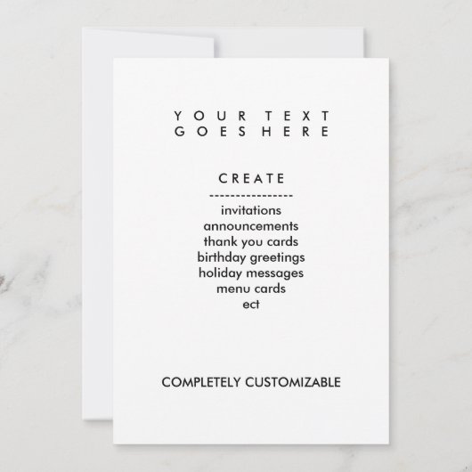 kerstcake kaart (Achterkant)