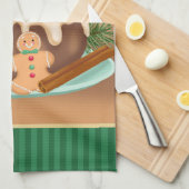KerstCake Kitchen Towel Theedoek (Quarter Fold)