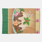 KerstCake Kitchen Towel Theedoek (Horizontaal)