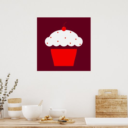 kerstcake poster (Keuken)