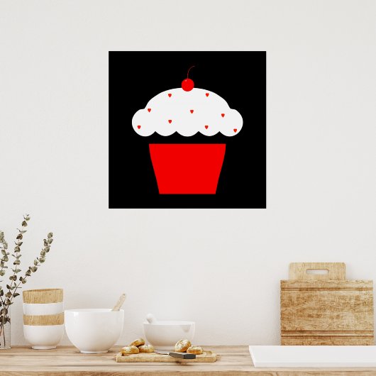 kerstcake poster (Keuken)