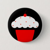 kerstcake ronde button 5,7 cm (Voorkant)