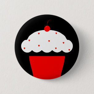 kerstcake ronde button 5,7 cm