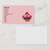 Kerstcake Visitekaartje (Voorkant / Achterkant)