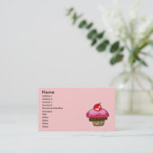 Kerstcake Visitekaartje (Staand voorkant)