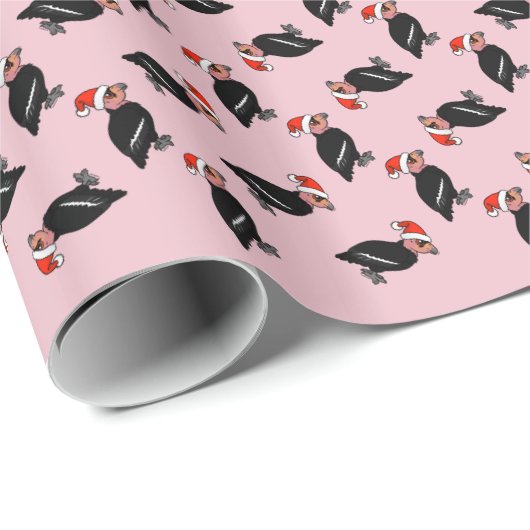 KerstCalifornische condor Cadeaupapier (Rol Hoek)