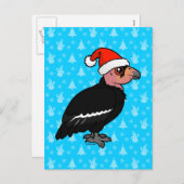 KerstCalifornische condor Feestdagenkaart (Voorkant / Achterkant)