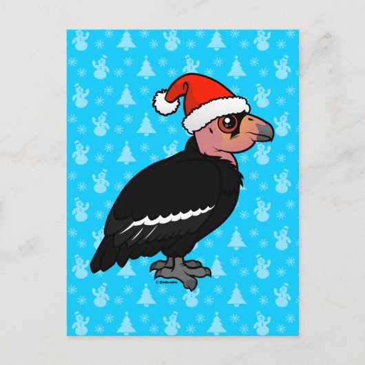 KerstCalifornische condor Feestdagenkaart (Voorkant)