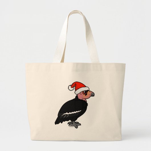KerstCalifornische condor Grote Tote Bag (Voorkant)