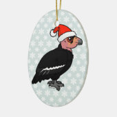 KerstCalifornische condor Keramisch Ornament (Links)
