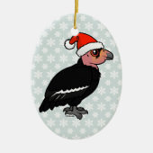 KerstCalifornische condor Keramisch Ornament (Voorkant)