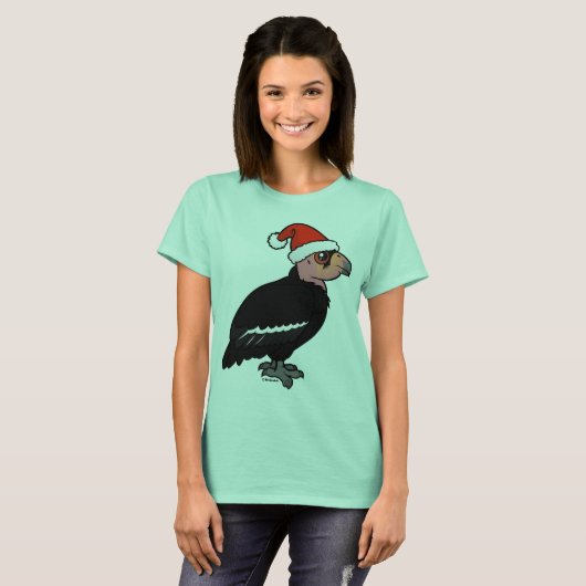 KerstCalifornische condor T-shirt (Voorkant volledig)