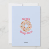 Kerstcalorieën Aantal niet Feestdagenkaart (Achterkant)