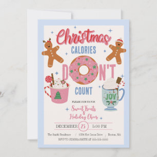 Kerstcalorieën Aantal niet Feestdagenkaart