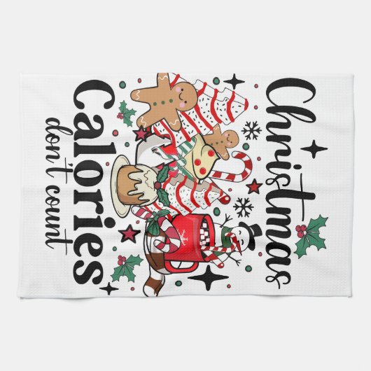 Kerstcalorieën Aantal niet Theedoek (Horizontaal)