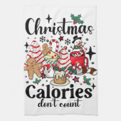 Kerstcalorieën Aantal niet Theedoek (Verticaal)