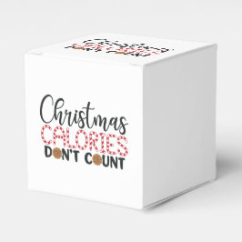 Kerstcalorieën bieden geen professorbox bedankdoosjes