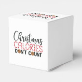Kerstcalorieën bieden geen professorbox bedankdoosjes (Achterkant)