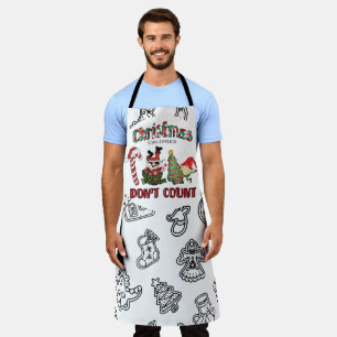 Kerstcalorieën graaf Apron niet Schort