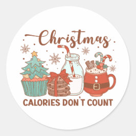Kerstcalorieën tellen geen Stickers