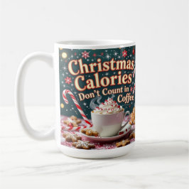 Kerstcalorieën tellen niet in koffie koffiemok
