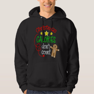 Kerstcalorieën tellen niet mee - Grappige Schattig Hoodie