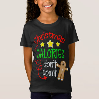 Kerstcalorieën tellen niet mee - Grappige Schattig T-shirt