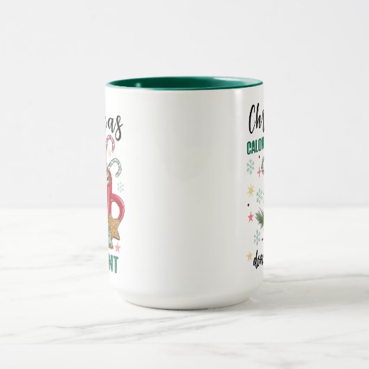 Kerstcalorieën tellen niet Schattigee koffie Mok (Midden)