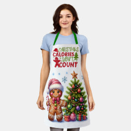 Kerstcalorieën tellen niet schort