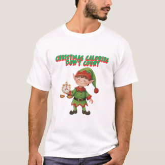 Kerstcalorieën Tellen Niet T-shirt