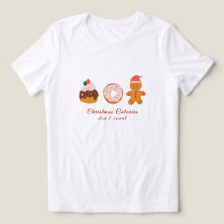 Kerstcalorieën tellen niet Tri-Blend shirt