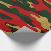 Kerstcamouflage Cadeaupapier (Hoek)