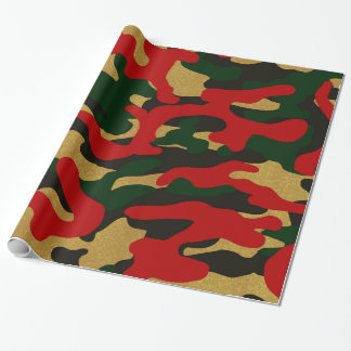 Kerstcamouflage Cadeaupapier