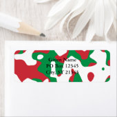 Kerstcamouflage Etiket (Insitu)