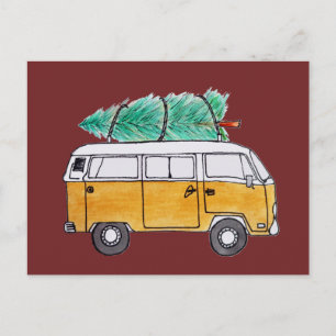 KerstCampervan Briefkaart