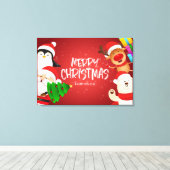 kerstcanvas afdrukken (Insitu (Houten vloer))