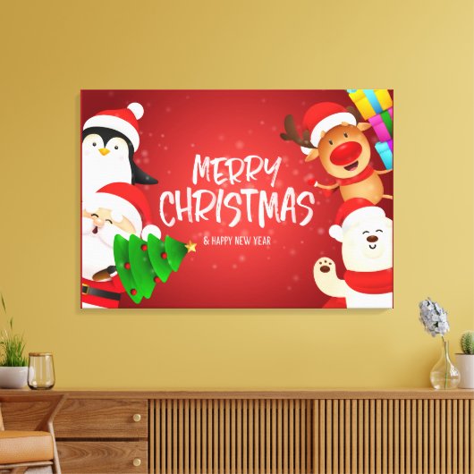 kerstcanvas afdrukken (Insitu (Woonkamer))