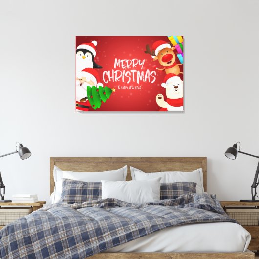 kerstcanvas afdrukken (Insitu (Slaapkamer))