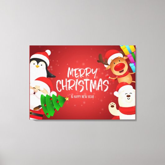 kerstcanvas afdrukken (Voorkant)