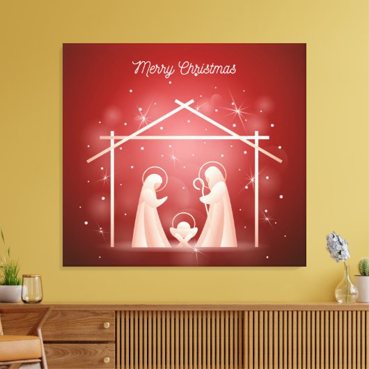 kerstcanvas afdrukken (Insitu (Woonkamer))